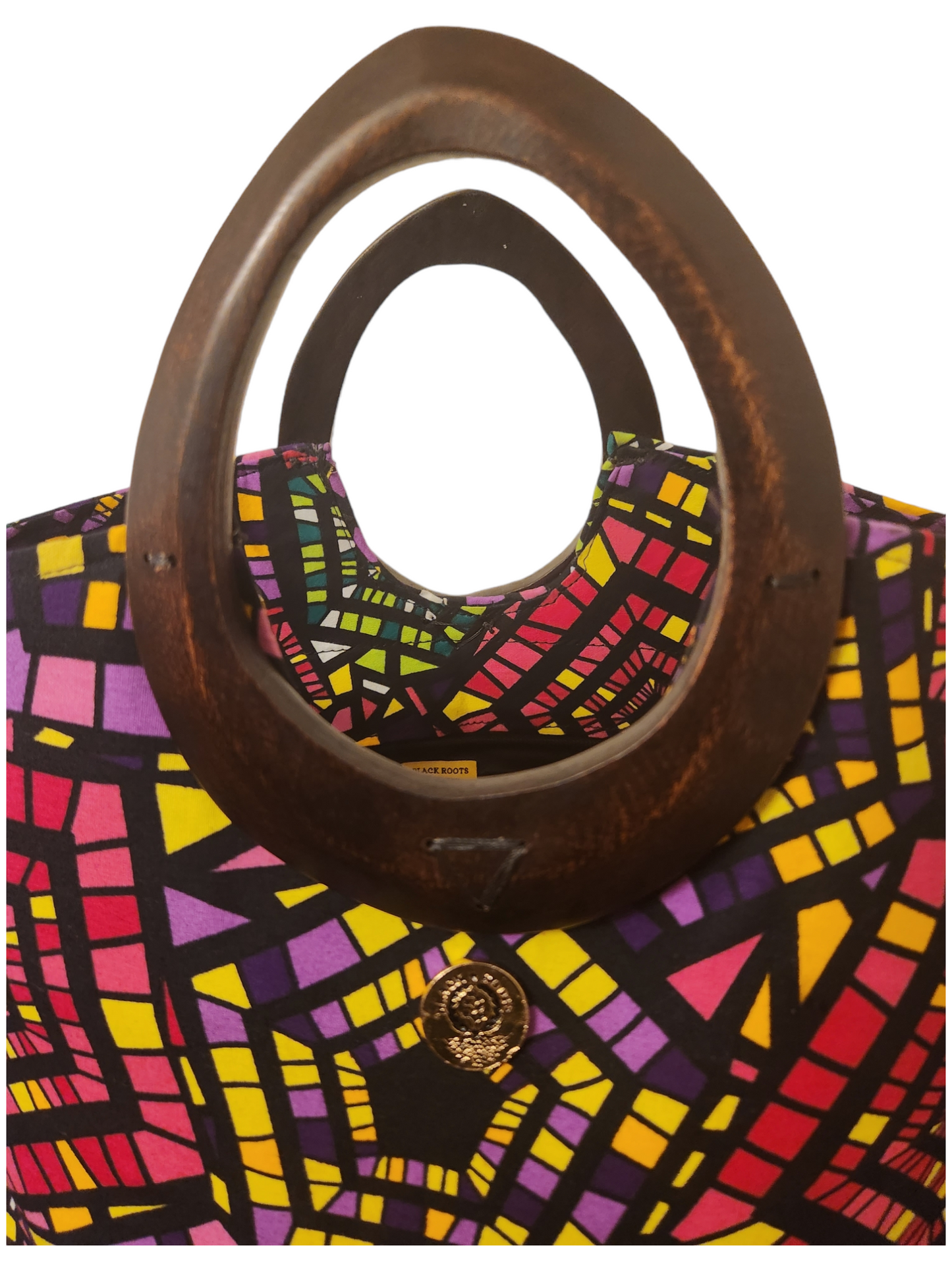 Multicolored Purplish Tint "Tsehai" Tote