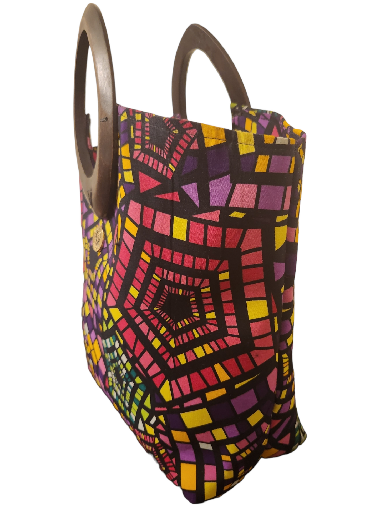 Multicolored Purplish Tint "Tsehai" Tote