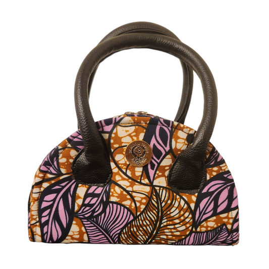 Purple & Brown "Jaimee" Purse