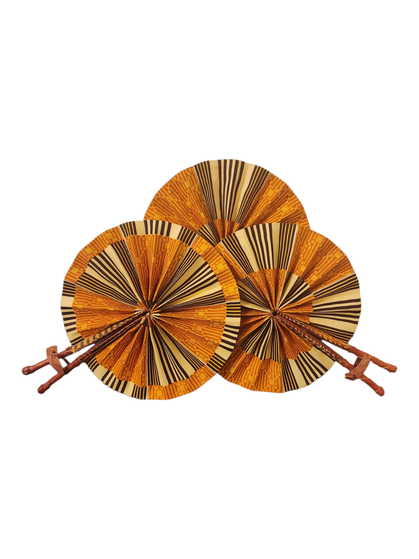 Orange/Brown/Cream - Fan