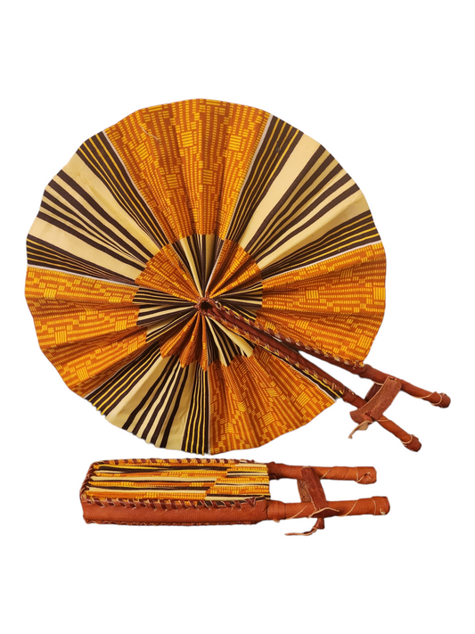 Orange/Brown/Cream - Fan