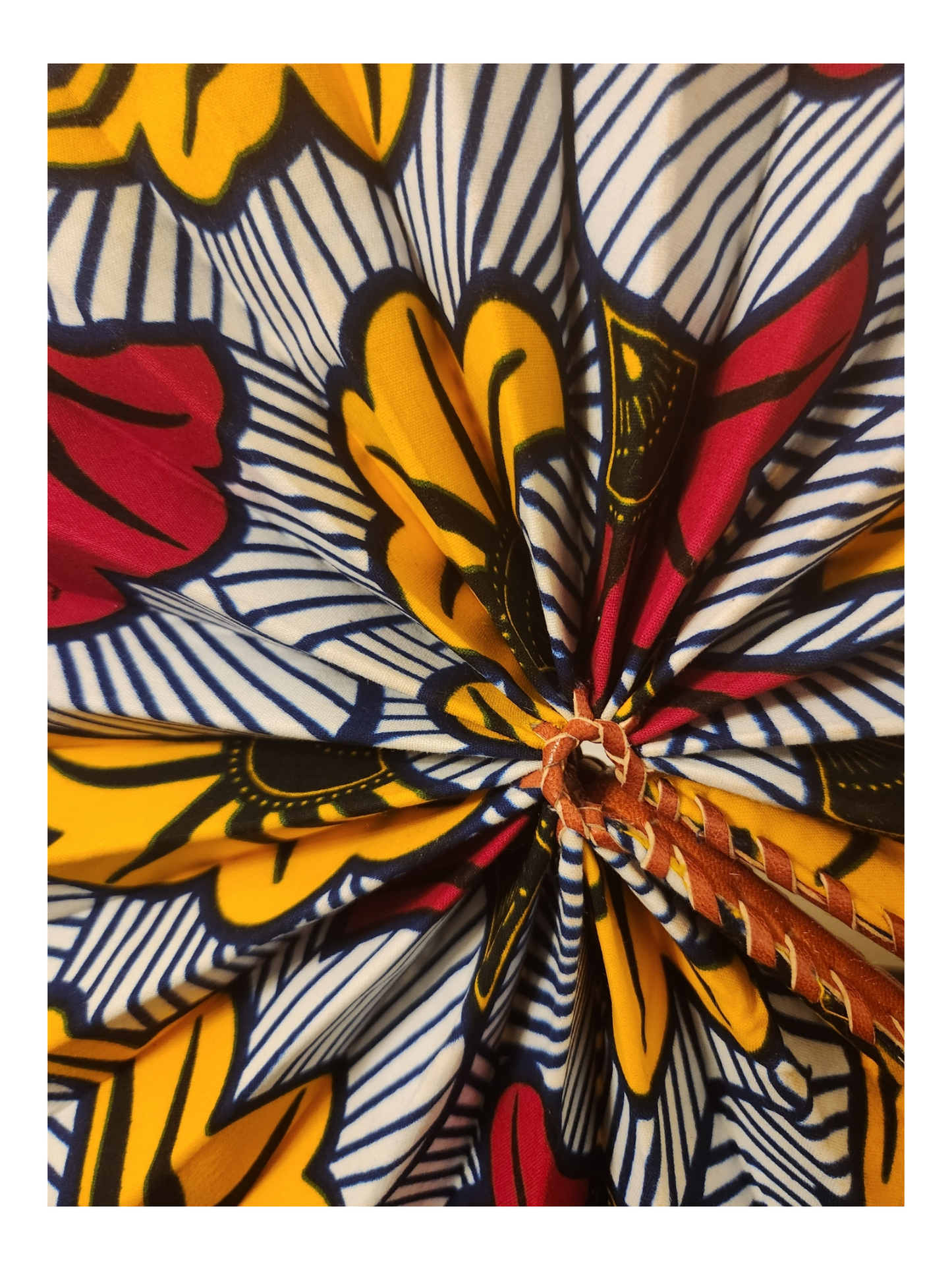 Red & Yellow Flowers - Fan