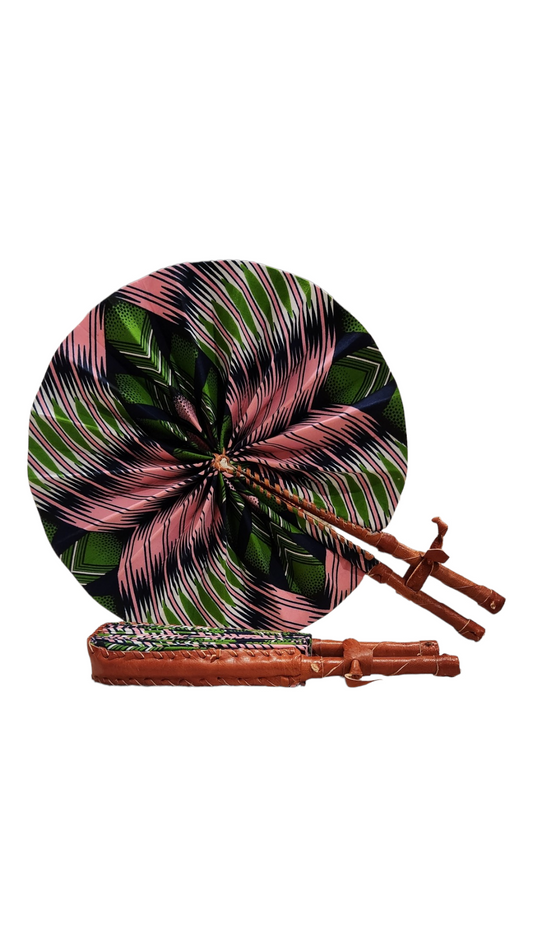 Pink & Green - Fan
