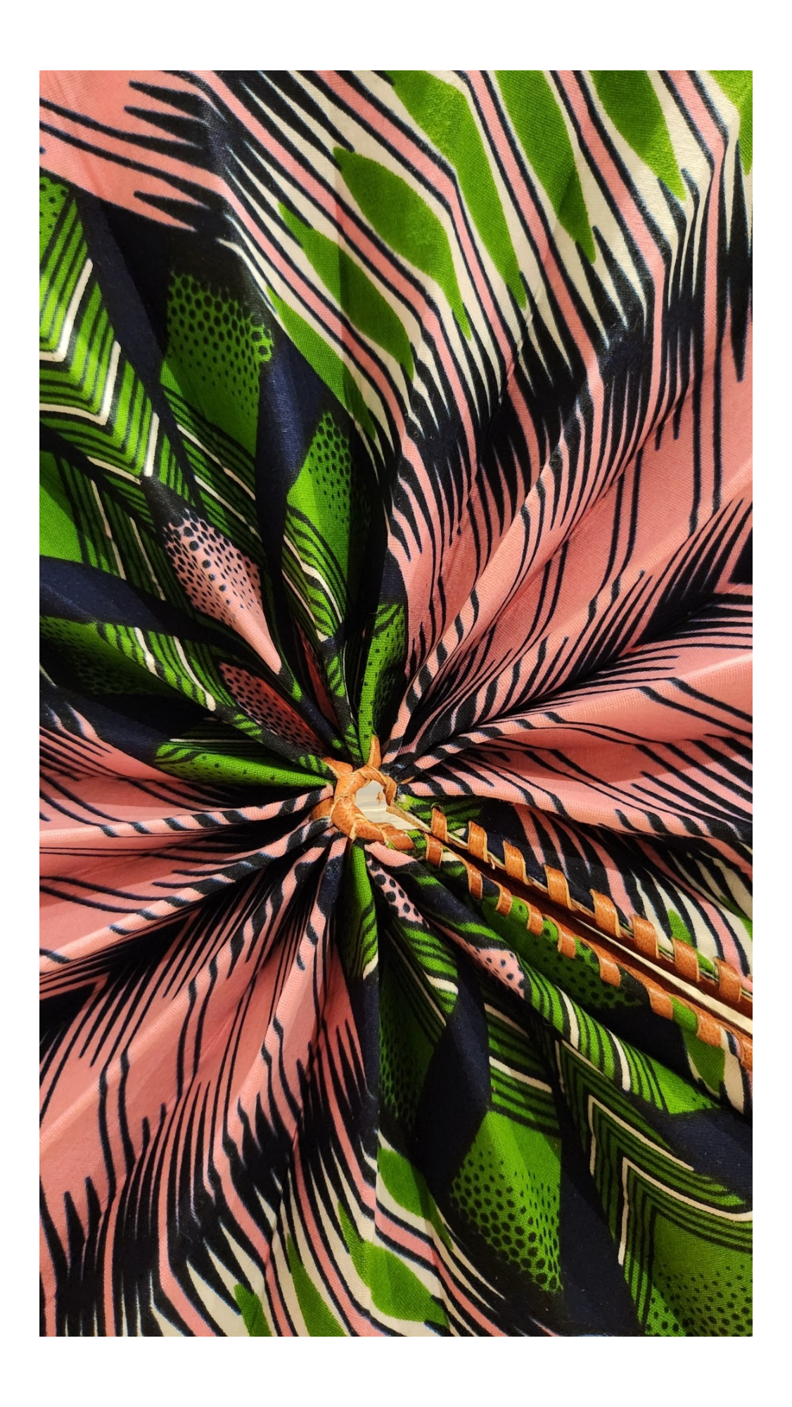 Pink & Green - Fan