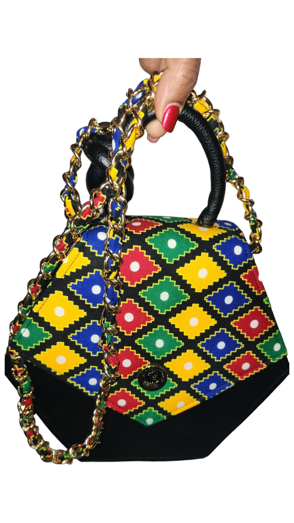 Multicolored "Zindy" Purse
