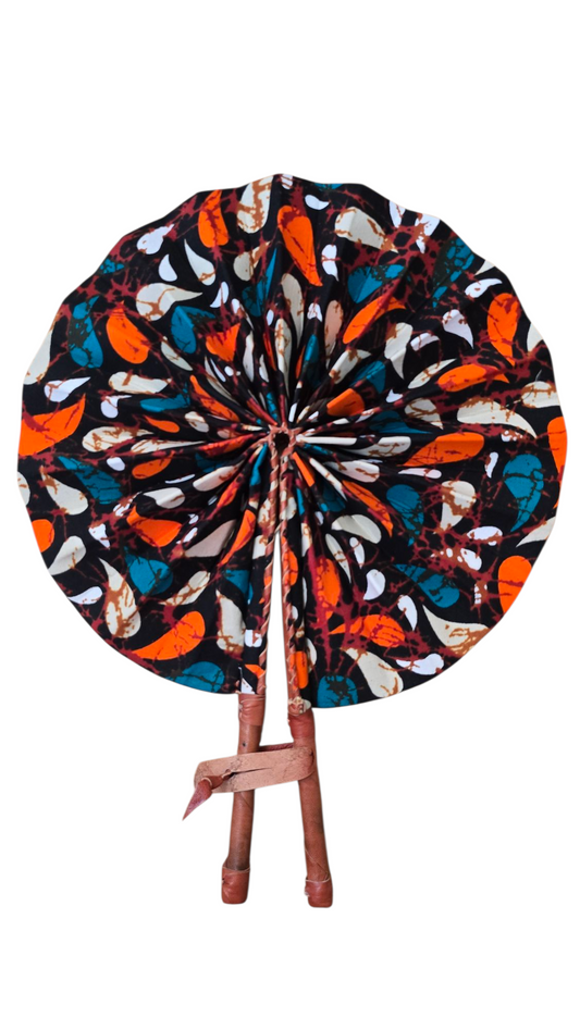 Multicolored Fall Leaves  - Fan